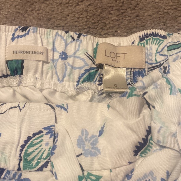 Loft tie front shorts - Picture 3 of 4